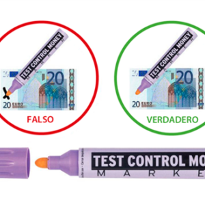 Rotulador Detector Billetes Falsos